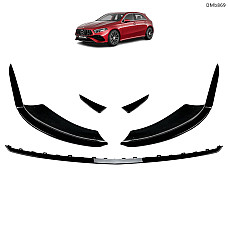 Комплект спойлер за предна броня + капак за страничен въздухoвод Mercedes A Class W177 facelift – DMb869